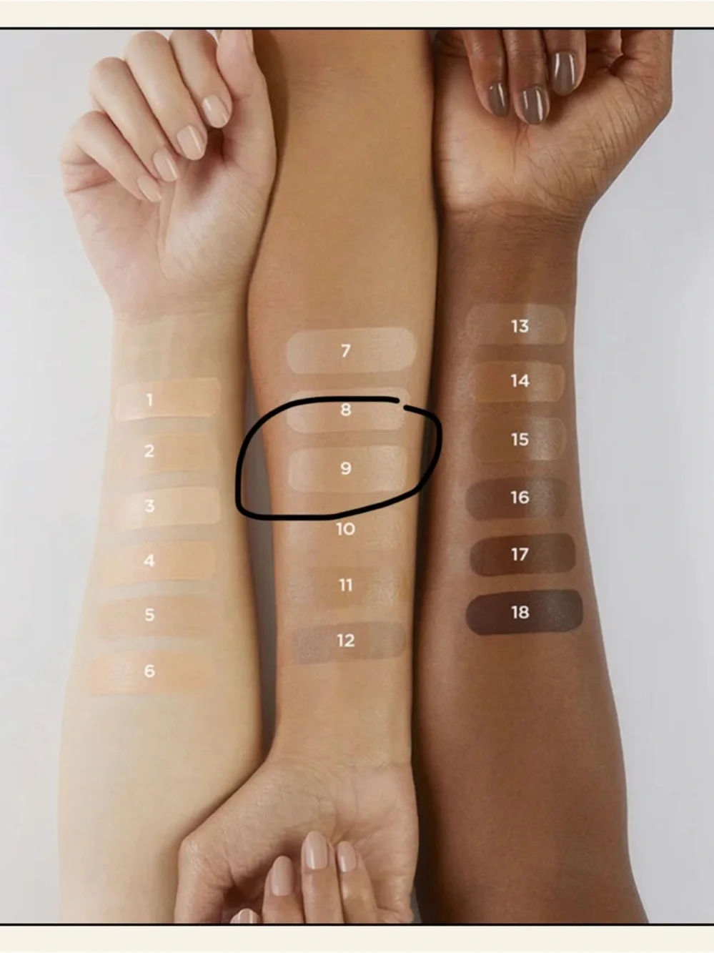 Hourglass Veil Hydrating Skin Tint — No. 9 - USED